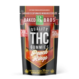 Buy Baked Bros Peach Ring Indica Online Australia