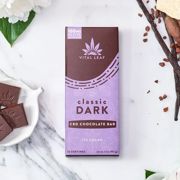 Buy Classic Dark CBD Chocolate Bar Australia